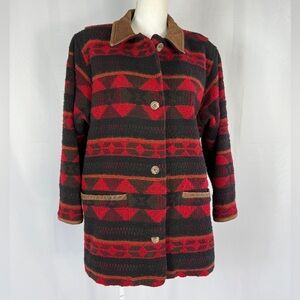 Vintage Eddie Bauer Wool Western Chore Barn Coat Jacket Women’s Small